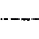 UZI Tactical Pen TACPEN10 Black - 6.25 Inch Aluminum Multi Tool Pen With Glass Breaker Cutter Ferro Rod Whistle Clip by UZI