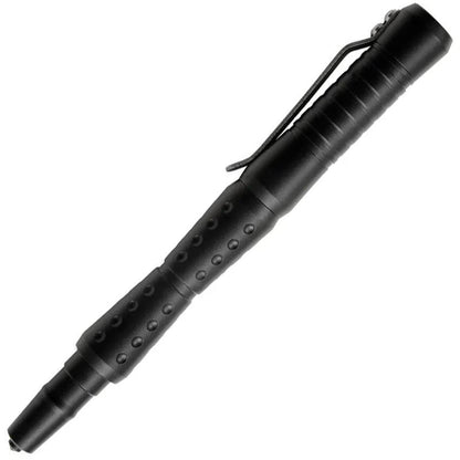 UZI Tactical Pen - 5.5 Inch Glass Breaker Black Titanium Coated Aluminum Pen with Clip and Refill Compatibility by UZI