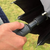 Uzi Tactical Umbrella UZI-UMBRELLA - Windproof, Reinforced Fiberglass Shaft And 44-Inch Waterproof Canopy by Uzi