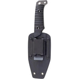 Uzi Shomer Fixed Blade UzK-FXB-009 - 9 Inch Overall With 4.5 Inch Black Stonewash Stainless Blade And G10 Handles by Uzi