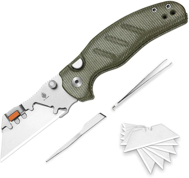 Kizer Cutlery C01C Uti 2 Button Lock V3488.29JNA1 by Kizer Cutlery