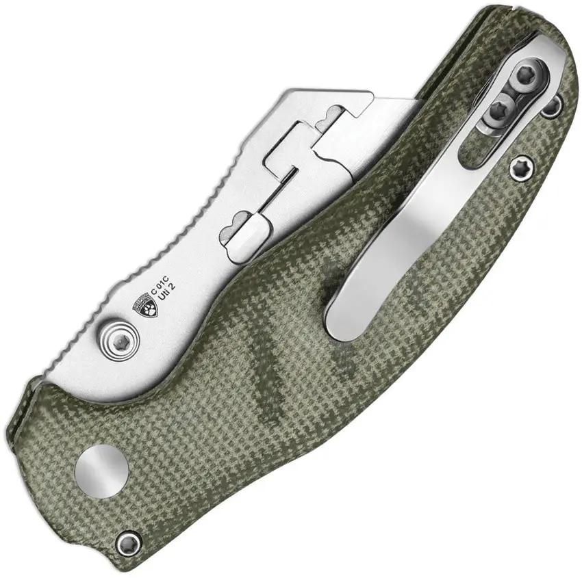 Kizer Cutlery Utility Knife Uti 2 Button Lock For Diyers Versatile Six Replaceable Blades by Kizer Cutlery