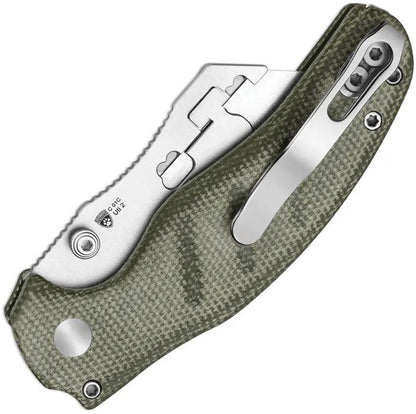 Kizer Cutlery Utility Knife Uti 2 Button Lock For Diyers Versatile Six Replaceable Blades by Kizer Cutlery