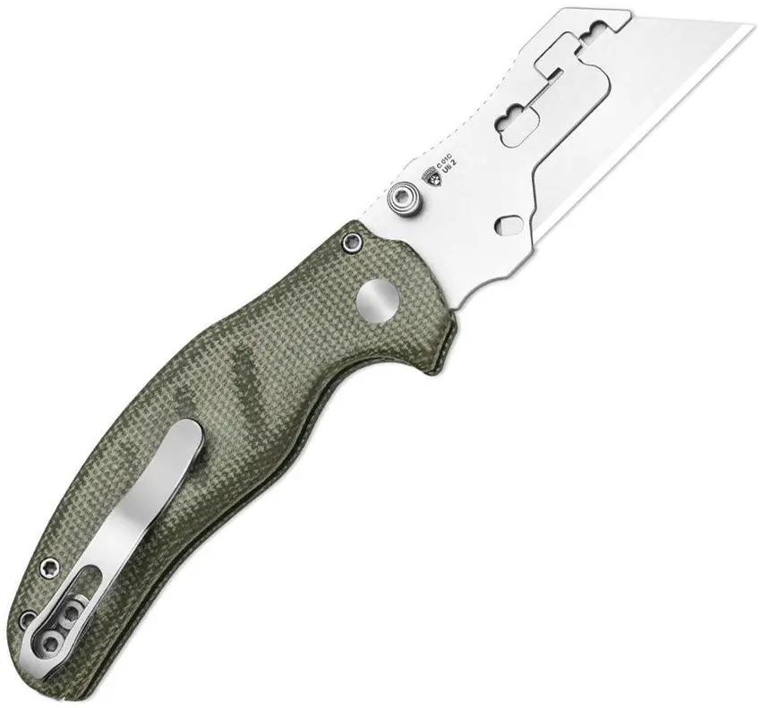 Kizer Cutlery Utility Knife Uti 2 Button Lock For Diyers Versatile Six Replaceable Blades by Kizer Cutlery