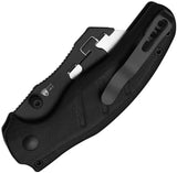 Kizer Cutlery C01C Uti Folding Knife 2 Button Lock With Snap In Blade System Six Replaceable Blades Black G10 EDC Ready by Kizer Cutlery