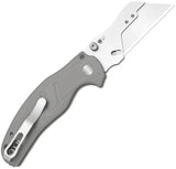 Kizer Cutlery C01C UTI 1 Button Lock Knife With Six Versatile Replaceable Blades For EDC Enthusiasts Gray G10 by Kizer Cutlery