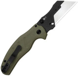 Kizer Cutlery C01C Uti 1 Button Lock Knife With Green G10 Six Replaceable Blades For EDC Enthusiasts by Kizer Cutlery