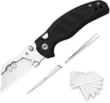 Kizer Cutlery C01C Uti 1 Button Lock Black V3488.29JSA3 by Kizer Cutlery