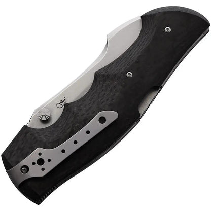Viper Rhino 1 Lockback Knife - Carbon Fiber Handle With Stonewashed Elmax Blade For EDC Enthusiasts by Viper