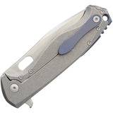 Viper Fortis Titanium Framelock Knife - EDC Ready with 3.5 Inch Satin M390 Blade by Viper