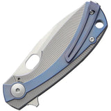 Viper Lille Framelock Titanium Blue Knife - M390 Blade By Jesper Voxnaes For EDC Enthusiasts by Viper