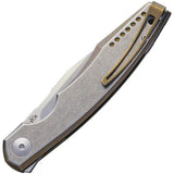 Viper Belone Linerlock Ti Bronze Premium EDC Knife - 3.25in M390 Blade With Titanium Onlay And Extended Tang by Viper