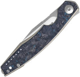 Viper Belone Linerlock Knife - Blue Carbon Fiber Handle With Premium M390 Blade For EDC Enthusiasts by Viper