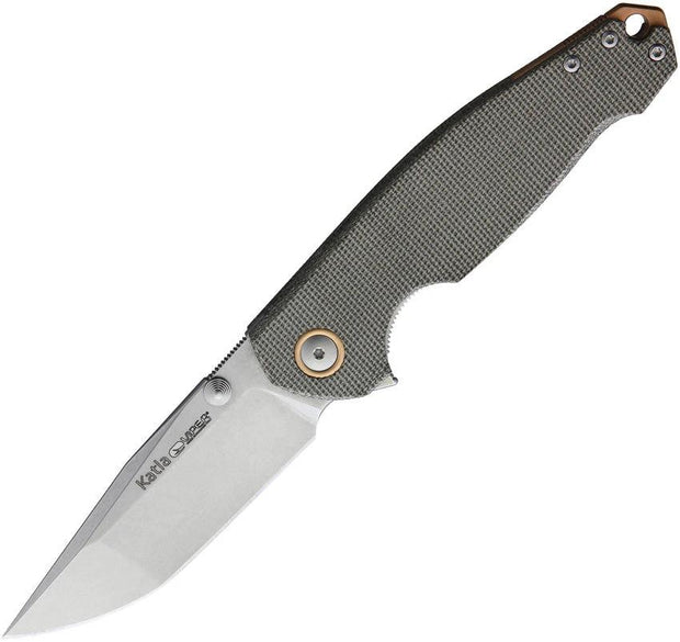 Viper Katla Linerlock Green Micarta V5982CG by Viper