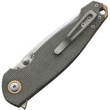Viper Katla Linerlock Knife - Green Micarta Handle And Bohler M390 Blade, Designed By Jesper Voxnaes For EDC by Viper