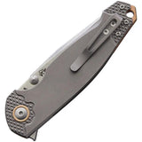 Viper Katla Linerlock Titanium V5982TI3D - Precision M390 Tanto Blade For EDC Enthusiasts by Viper