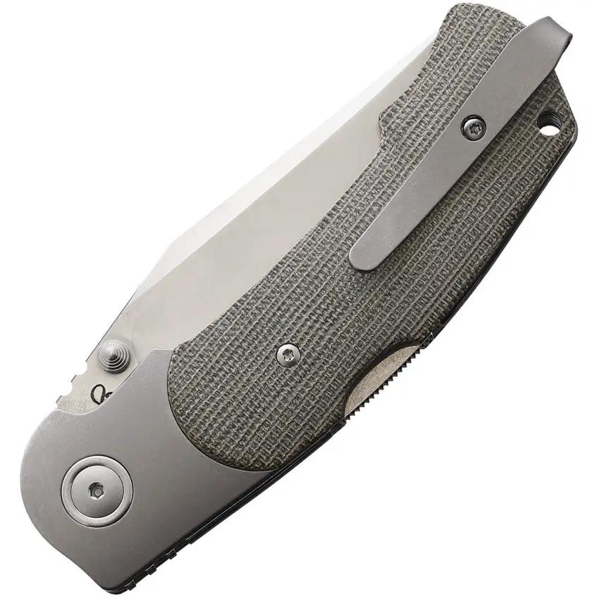 Viper TURN Lockback Knife - Green Micarta Handle, 3.25in M390 Blade, Elite EDC Gear by Viper