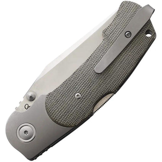 Viper TURN Lockback Knife - Green Micarta Handle, 3.25in M390 Blade, Elite EDC Gear by Viper