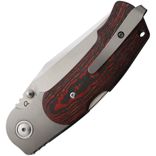 Viper TURN Lockback Knife - 3.25 Inch M390 Satin Blade With Carbon Fiber Handle For Collectors by Viper