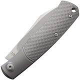 Viper Hug Folder Geometric Premium Wharncliffe M390 Blade Titanium Handle - EDC Knife With Leather Pouch by Viper