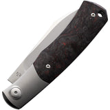 Viper Hug Folder V5992FCR - Red Carbon Fiber EDC Knife With Satin M390 Wharncliffe Blade by Viper
