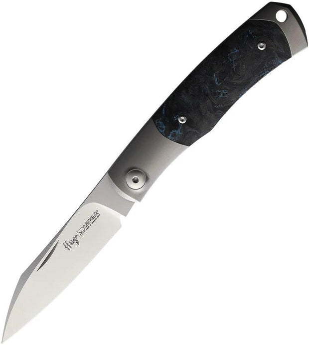 Viper Hug Folder Blue Carbon Fiber V5992FCB by Viper