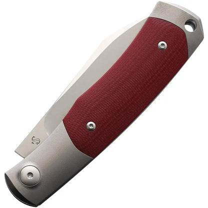 Viper Hug Folder Red V5994GR - Wharncliffe M390 Blade With Red G10 Handle And Titanium Bolsters by Viper
