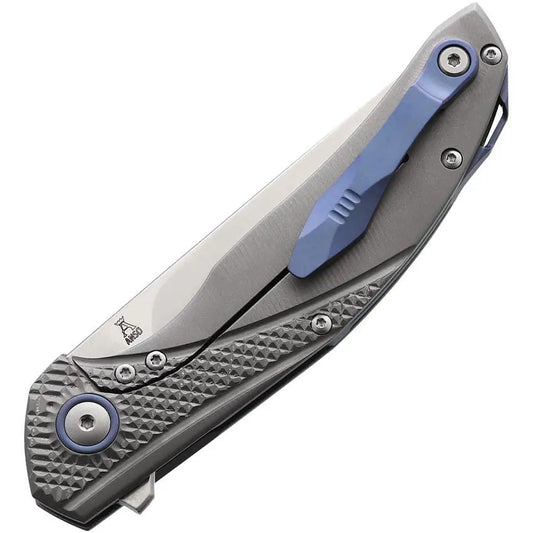 Viper Orso2 Framelock Titanium Folding Knife - High-Performance EDC And Outdoor Companion With 3.5 Inch Satin Blade by Viper