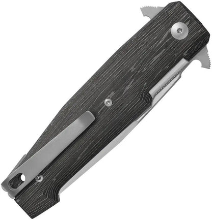 Viper Keeper 2 ASLS Folding Knife - Elmax Blade With Stainless Carbon Fiber Handle For EDC Pros by Viper