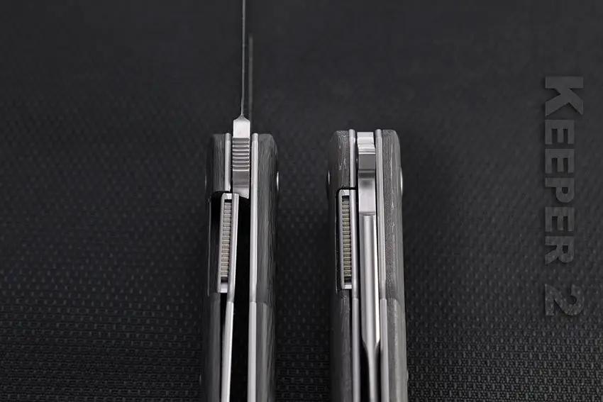 Viper Keeper 2 ASLS CF Knife - 3.75 Inch Elmax Blade With Premium Carbon Fiber Handle For EDC Enthusiasts by Viper