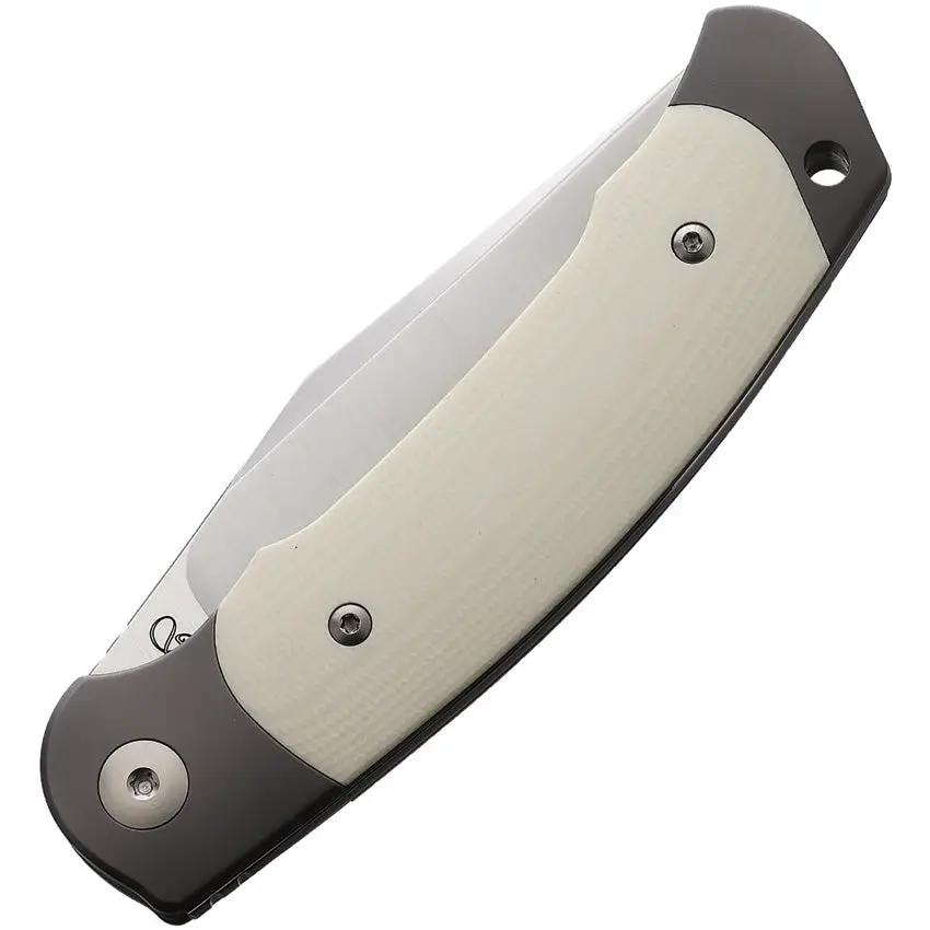 Viper Twin Slip Joint Knife V6002GI - Ivory G10 Handle With Titanium Bolsters And M390 Blade by Viper