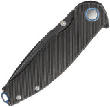 Viper Vale Linerlock Knife - 3In MagnaCut Blade Titanium Handle Black Stonewash EDC Ready by Viper