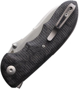 Viper Moon Button Lock Knife - MagnaCut Blade With Dark Matter Carbon Fiber Handle For EDC by Viper