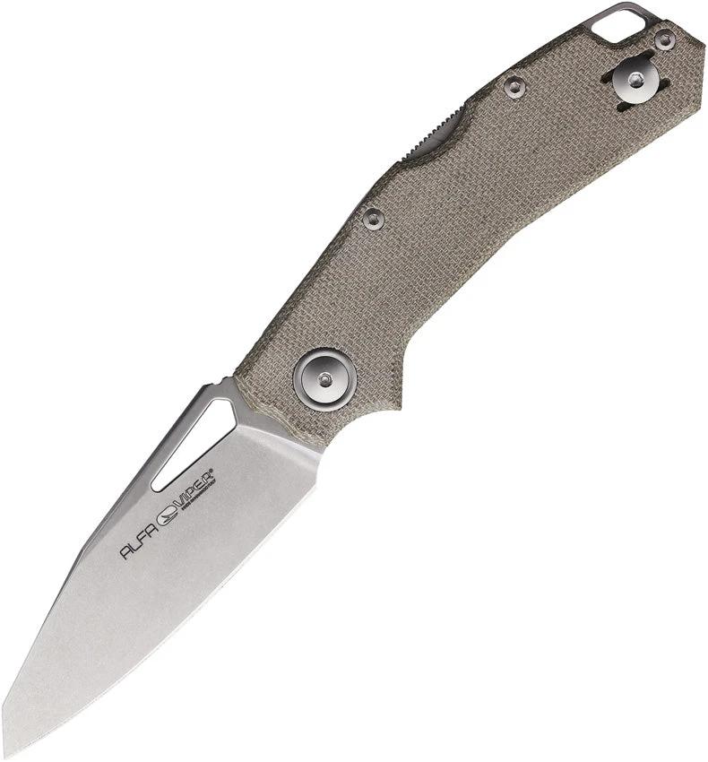 Viper Alfa Lockback Green Micarta V6022CG by Viper