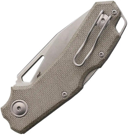 Viper Alfa Lockback Knife - MagnaCut Blade, Green Micarta Handle, 3.88 Inch Closed, Premium Rugged EDC by Viper