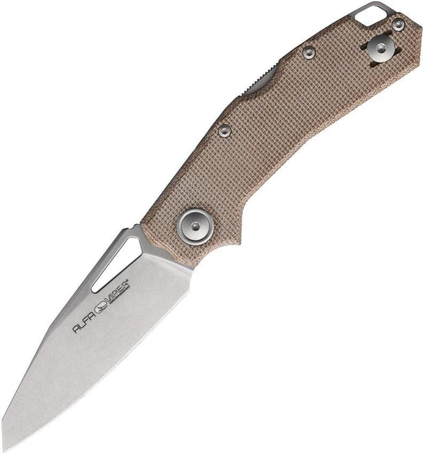 Viper Alfa Lockback Natural Micarta V6022CN by Viper