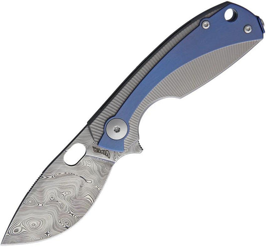 Viper Lille Framelock Damascus Blue VA5964TIBL by Viper
