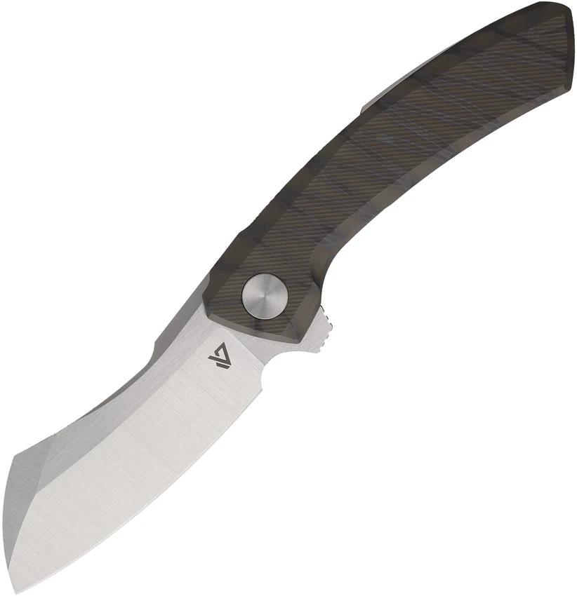 Vanguard Mini Cleaver Framelock Flame VANG016 MINI CLEAVER FLAME by Vanguard