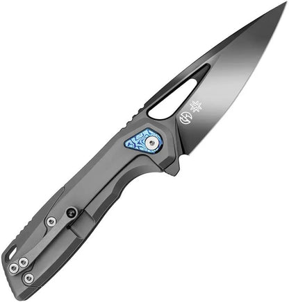 Vanguard StarRunner Framelock MirrorDLC - High-Performance M390 Blade With DLC Titanium Handle And Timascus Inlay by Vanguard