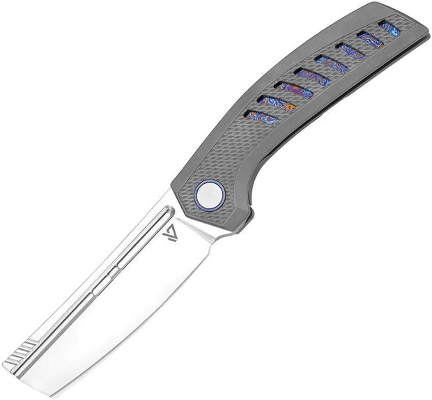Vanguard Nakiri Framelock Semi Mirror NAKIRI MP GRAY M390 by Vanguard