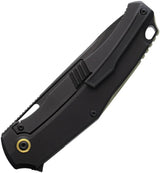 Vanguard Atomic Framelock Samurai - Black M390 Blade With Titanium Handle, Durable Framelock, Lanyard Hole by Vanguard