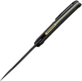 Vanguard Atomic Framelock Samurai - Black M390 Blade With Titanium Handle, Durable Framelock, Lanyard Hole by Vanguard