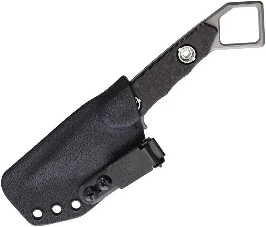 Vice Hardware Stinger Fixed Blade Tanto - 2.75 Inch S35VN Blade, Shredded Carbon Fiber Handle by Vice Hardware
