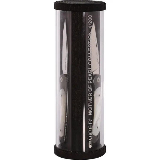 Viper MOP Slip Joint Collection Featuring 4 Inch Closed Satin Bohler M390 Blade With Mother Of Pearl Handle by Viper