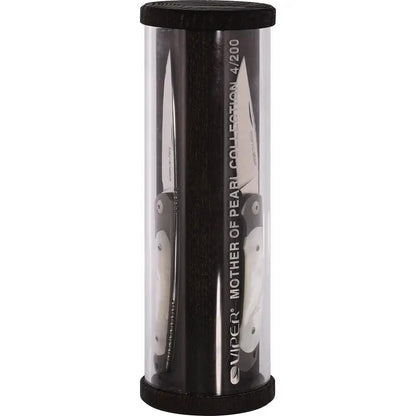 Viper MOP Slip Joint Collection Featuring 4 Inch Closed Satin Bohler M390 Blade With Mother Of Pearl Handle by Viper