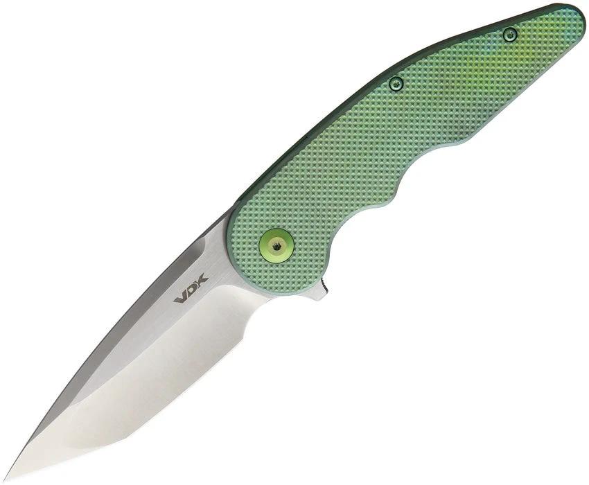 VDK Knives Wasp Framelock Green VDK008 GREEN by VDK Knives