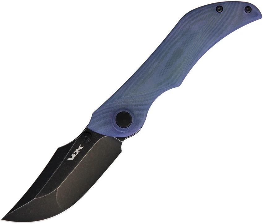 VDK Knives Talisman Linerlock Blue VDK020 BLUE JADE TALISMAN by VDK Knives