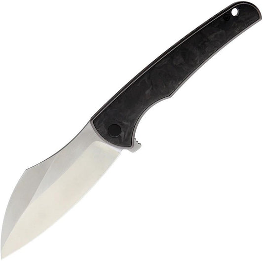 VDK Knives Vice Framelock Black CF VDK030 by VDK Knives