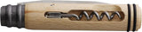 Andre Verdier Coyote Trekking Folder Beech Handle Satin Carbon Steel Blade Corkscrew Boxed For Outdoor Enthusiasts by Andre Verdier