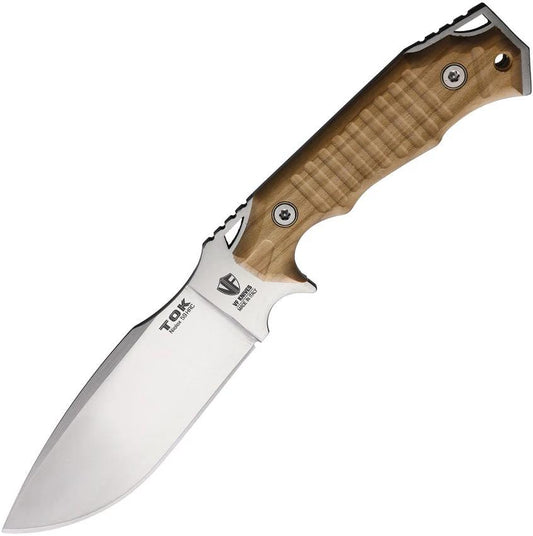VF Knives TOK Fixed Blade Olive Wood 0990/100 by VF Knives